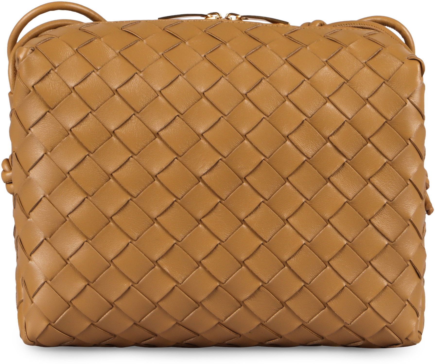 Bottega Veneta Mini Loop Camera Bag In Brown
