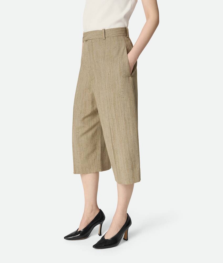 Bottega Veneta Viscose Silk Culotte In White