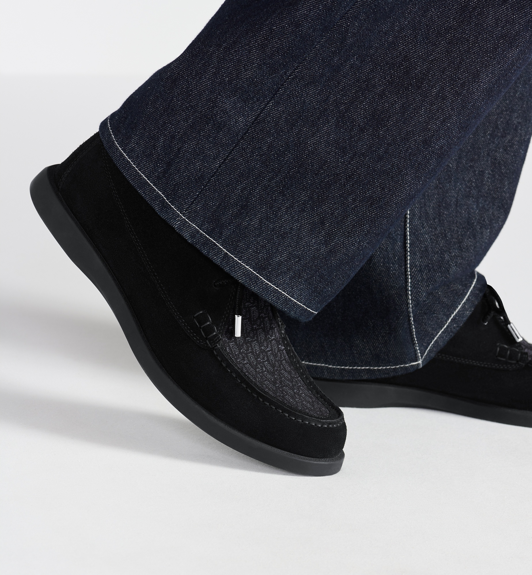 Dior Lacing Short Boots In Black