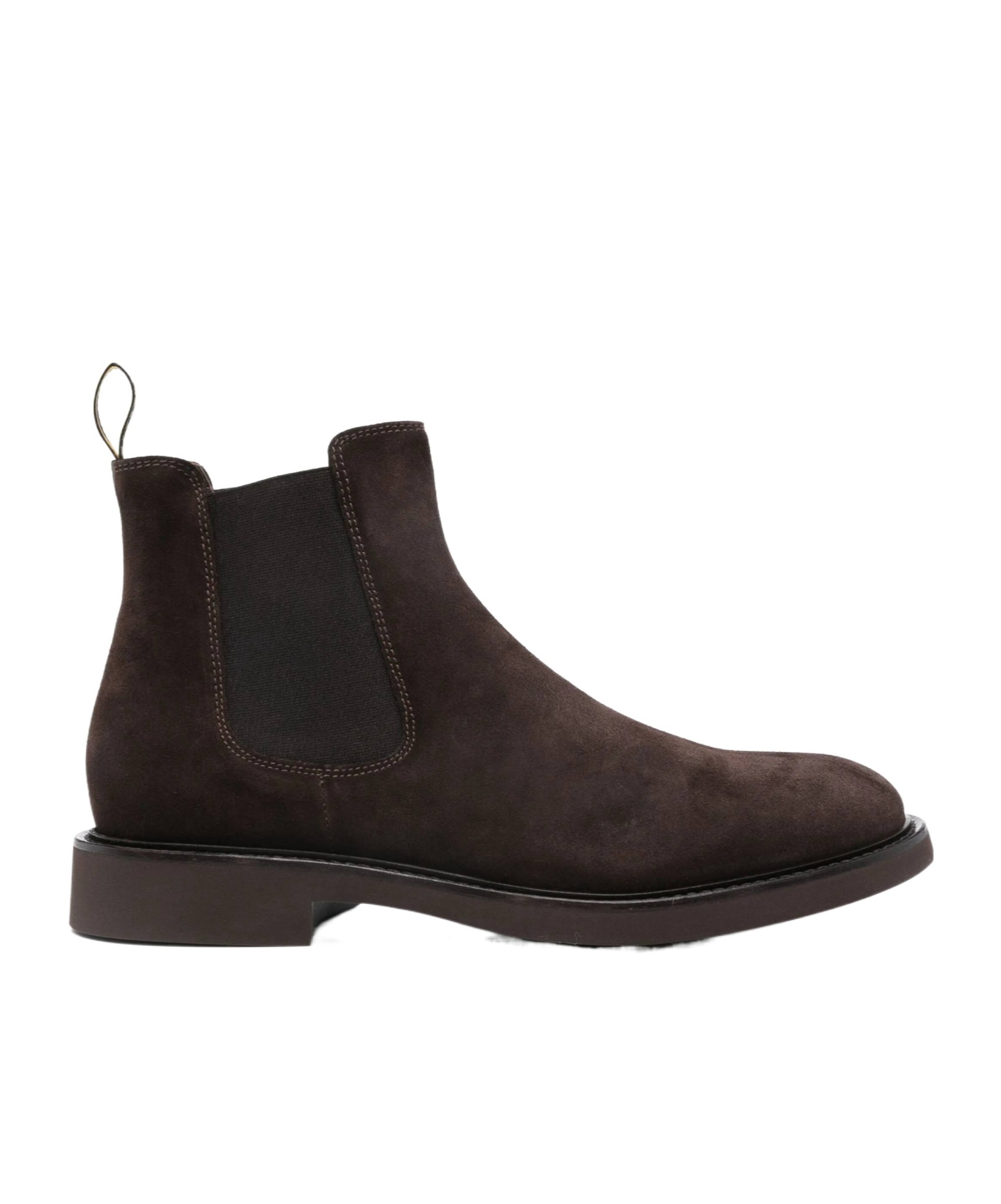 Doucal's Man Ankle Boots Dark Brown Size 8.5 Leather In Black