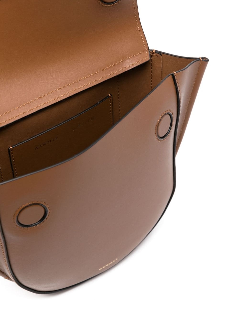 Wandler Hortensia Mini Top Handle Bag In Brown