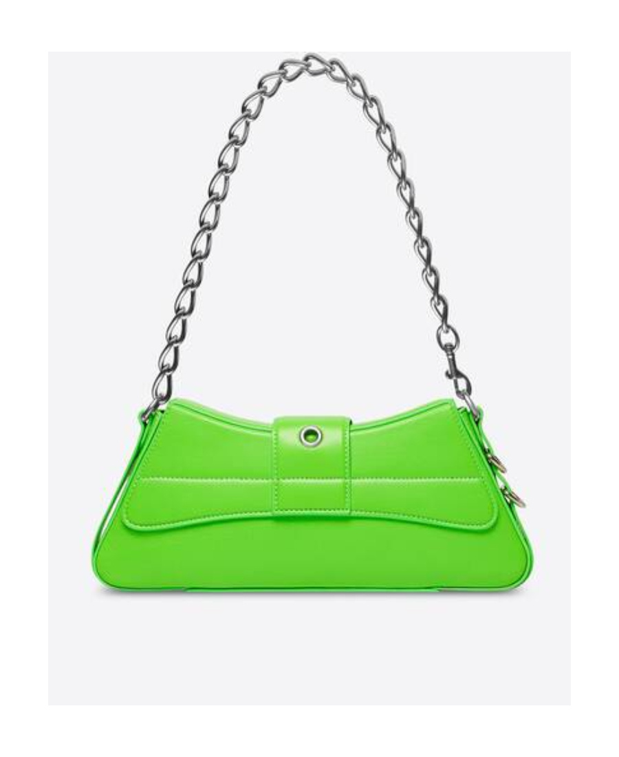 Balenciaga Women's Lindsay Small Shoulder Bag With Strap  In Bright Green In Green