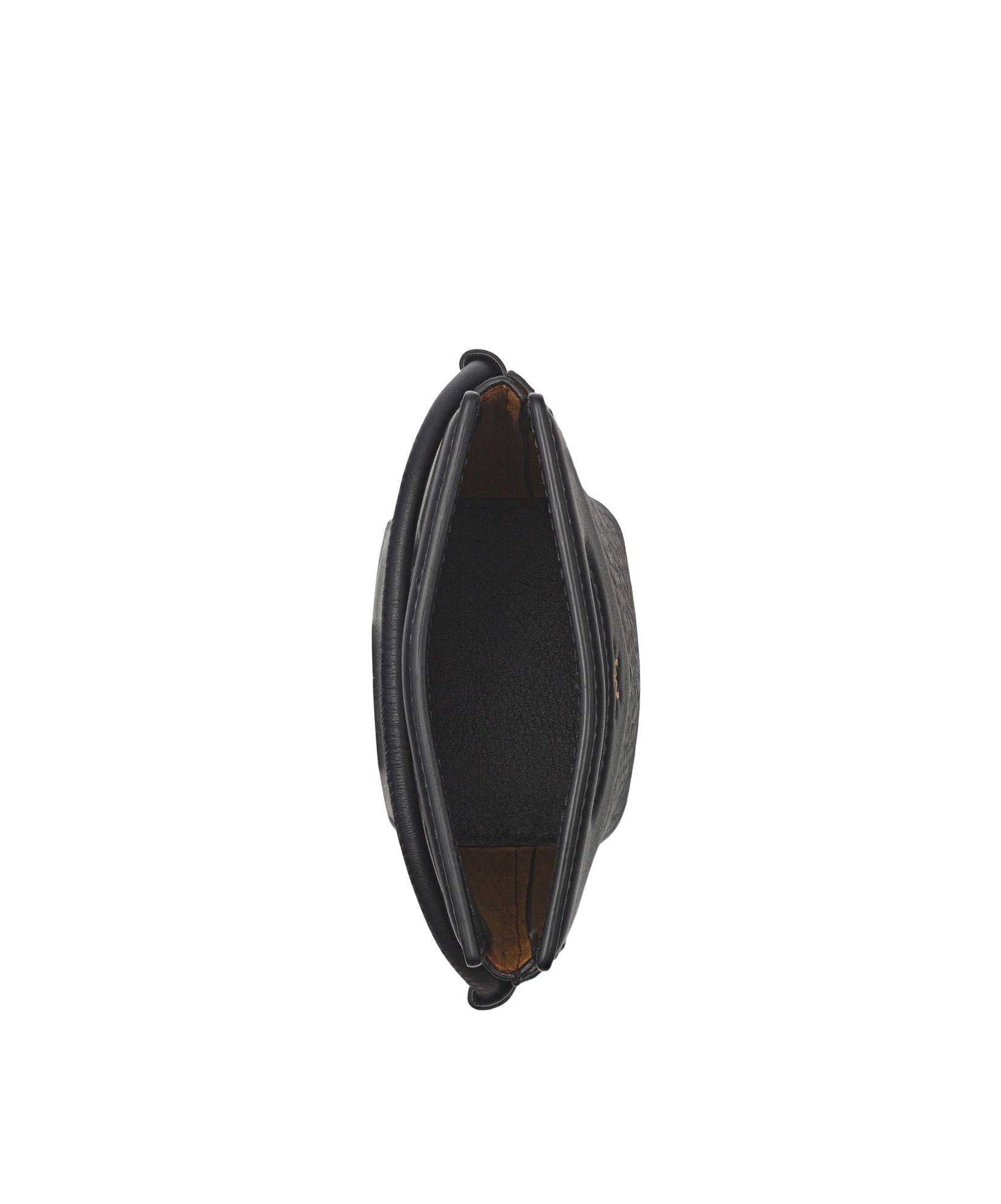 Shop Mcm Diamond Crossbody Pouch In Visetos Leather Mix In Black