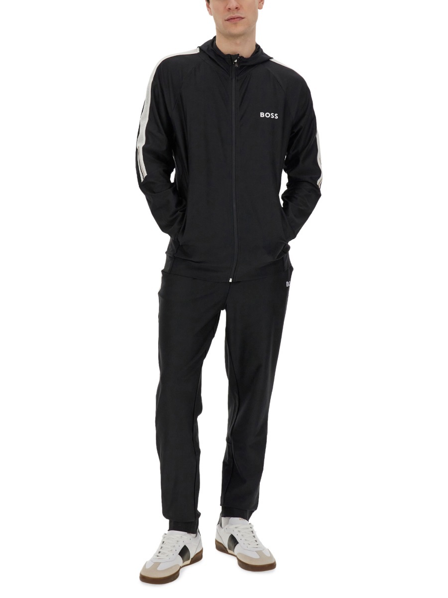 HUGO BOSS X MATTEO BERRETTINI STRIPE-DETAIL JOGGERS