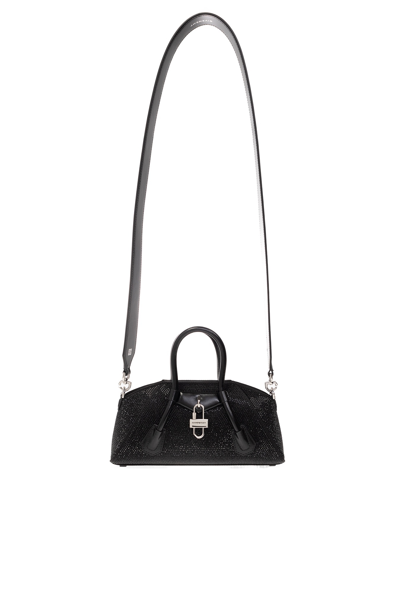Givenchy Stretch Mini Shoulder Bag In Black