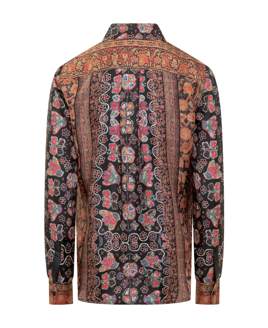 Pierre-louis Mascia Long-sleeved Shirt In Multicolor