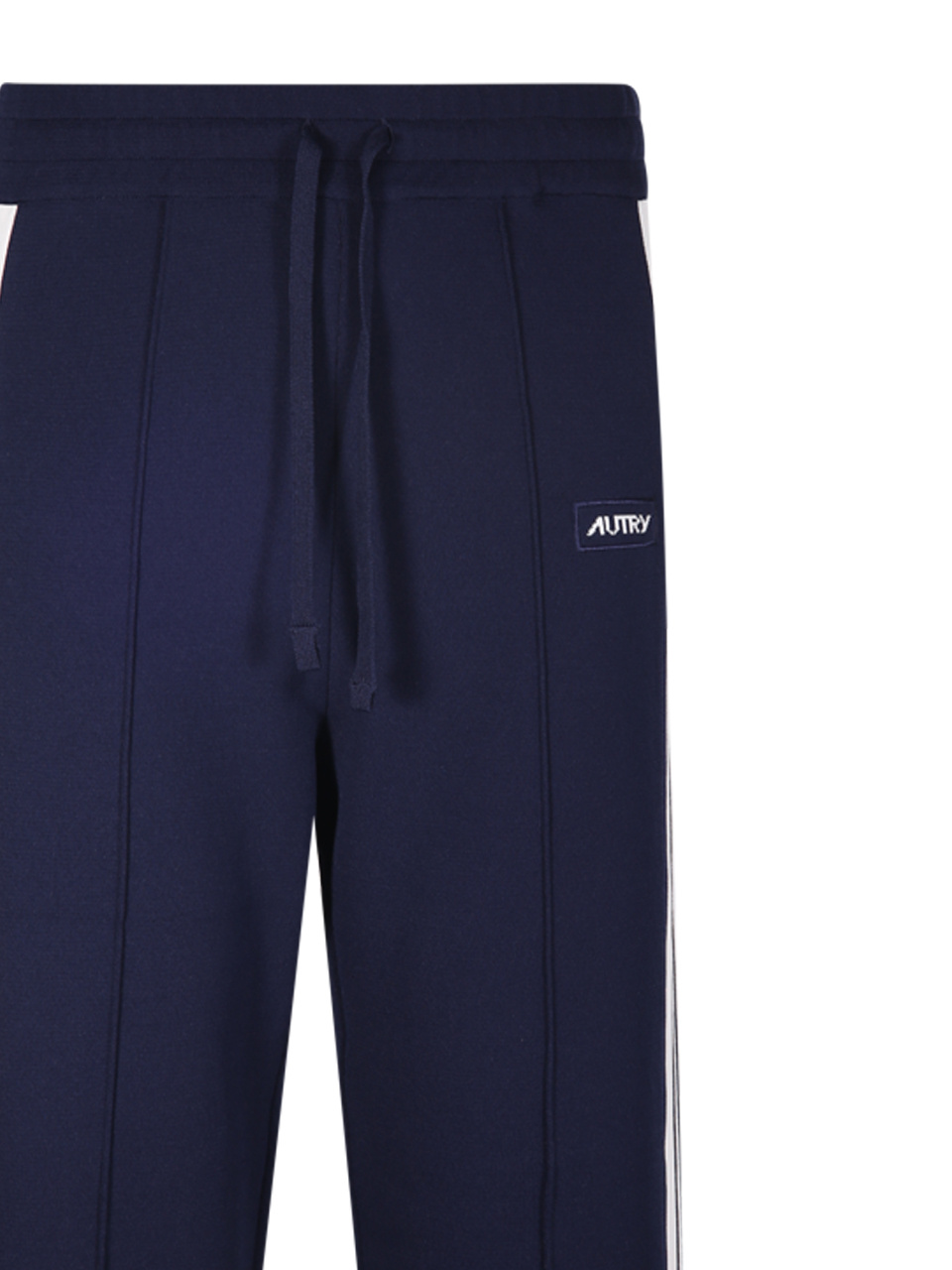 Autry Logo Patch Drawstring Trousers In Black