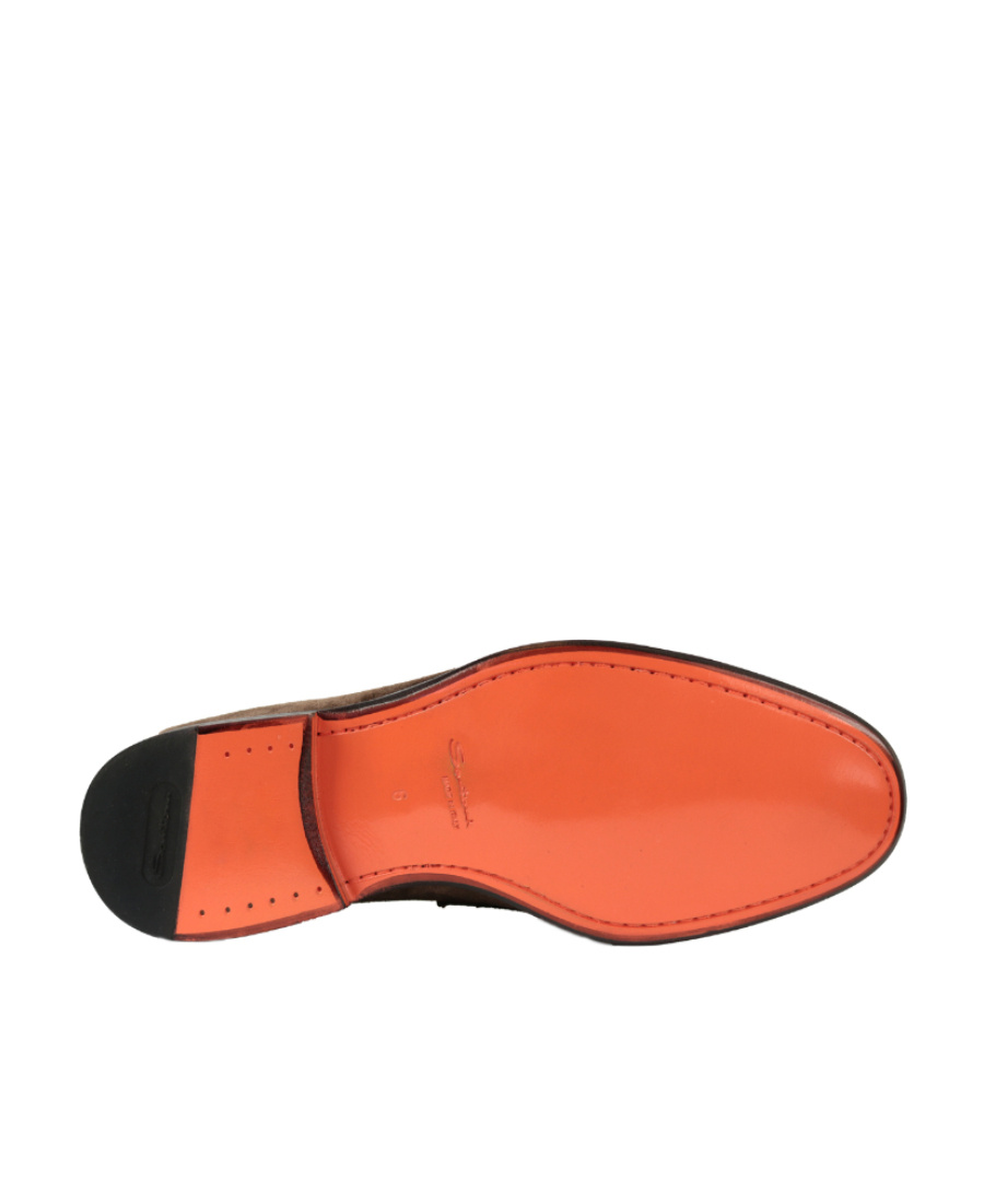 Santoni Micro-label Love Shoes In Green