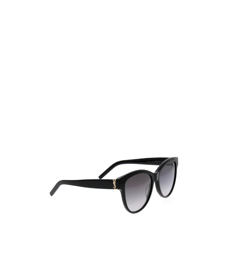 Saint Laurent Round-frame Sunglasses In Black