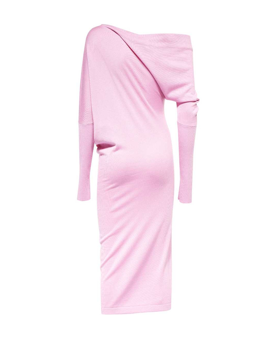 Tom Ford One-shoulder Dress In Pink
