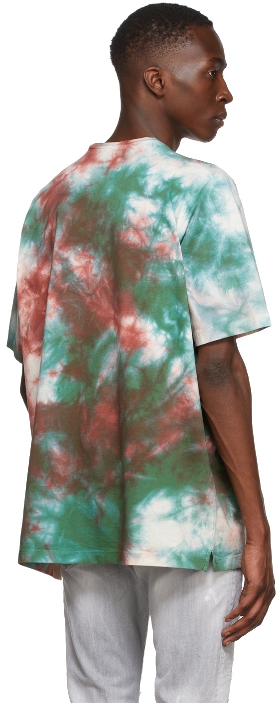 Dsquared2 Colorful Tie-dyed T-shirt