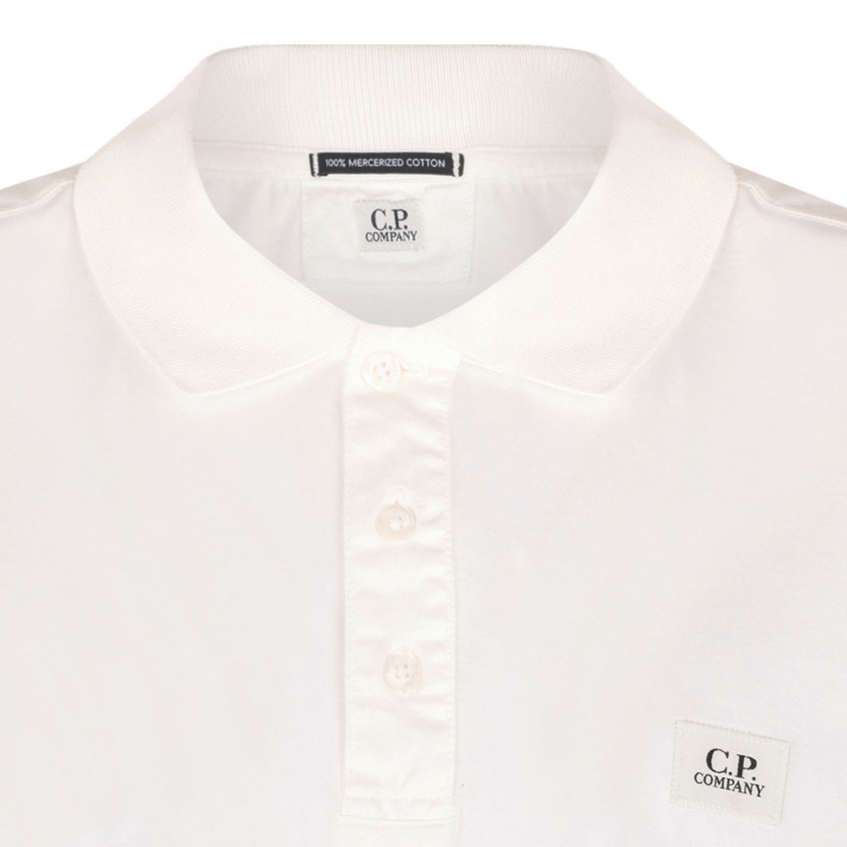 C.p. Company C.p.company Gauze White T-shirts And Polos In White
