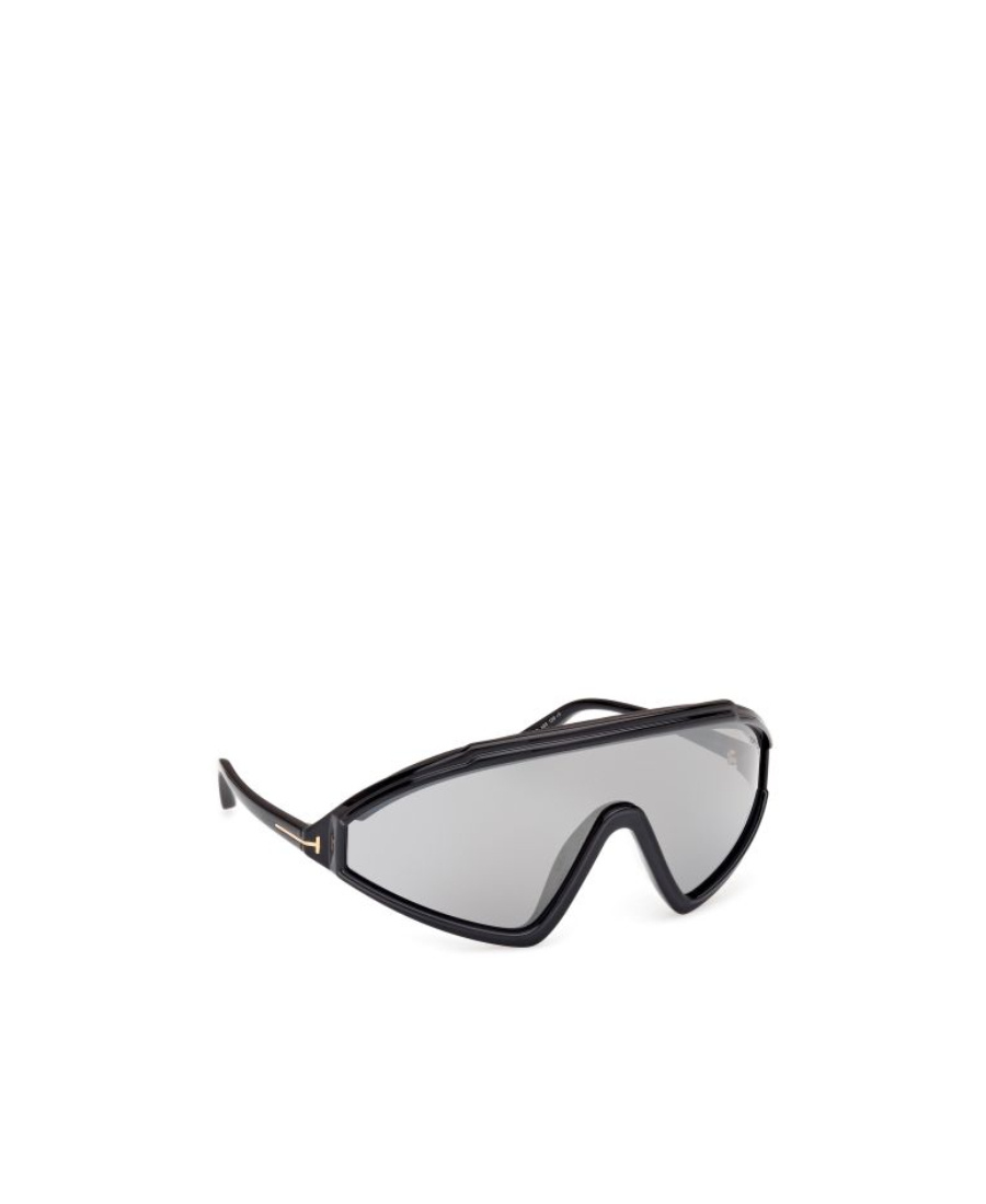 Tom Ford Eyewear Lorna Shield Frame Sunglasses In Gray