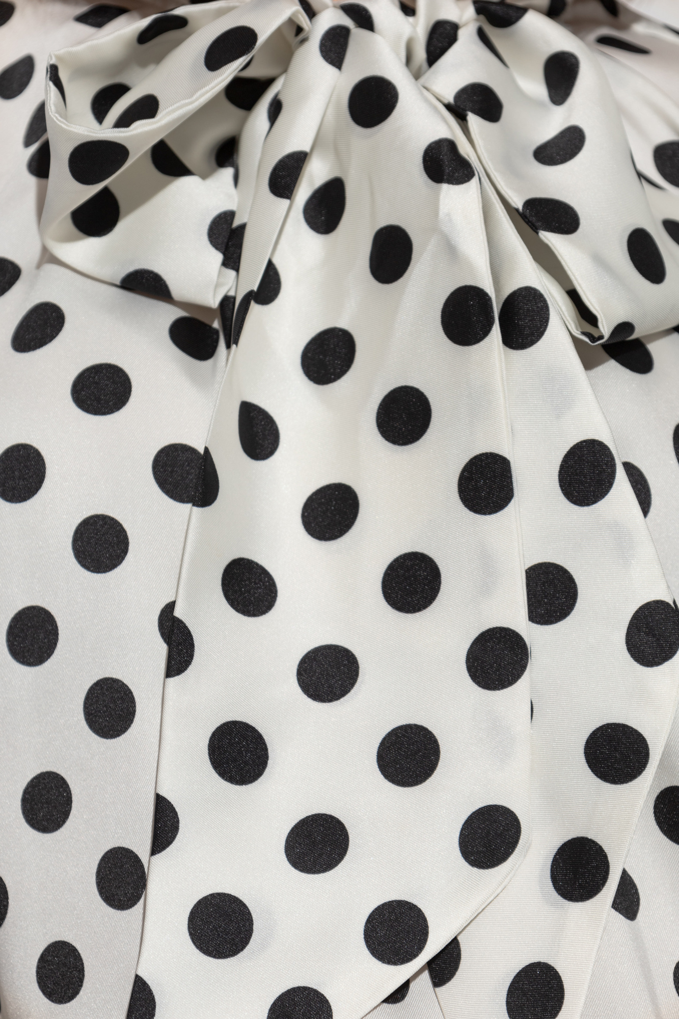 Kate Spade Polka-dot Blouse In Gray