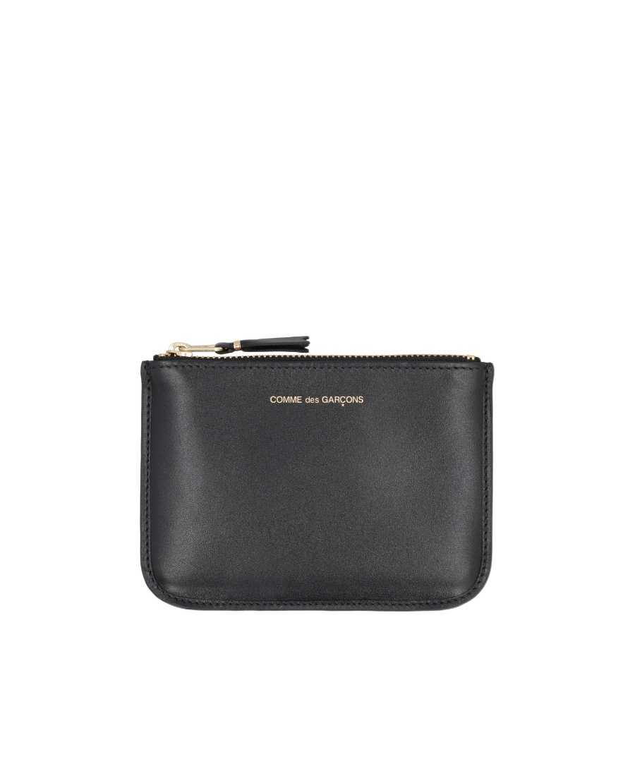 COMME DES GARÇONS CALF LEATHER ZIP-UP WALLET