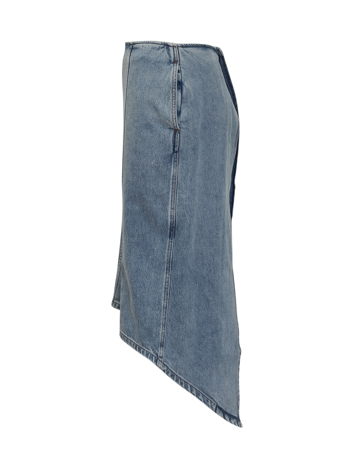Jw Anderson Denim Skrit In Light Blue