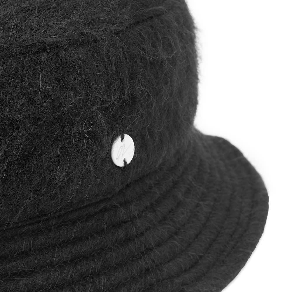 Our Legacy Logo-plaque Bucket Hat In Black