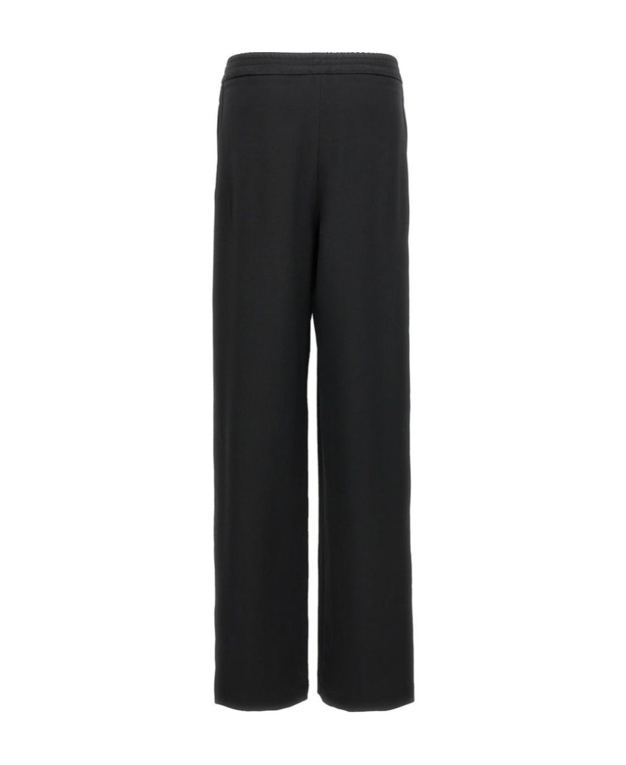 Ermanno Scervino Trousers Wide Leg Elastic Waistband In Black