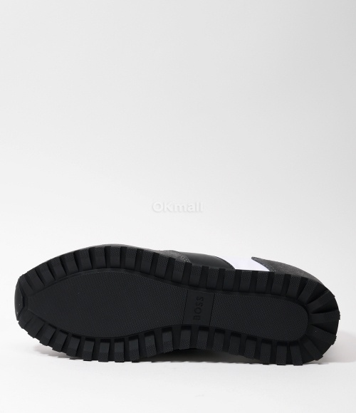 Hugo Boss Lace-up Sneakers In Black