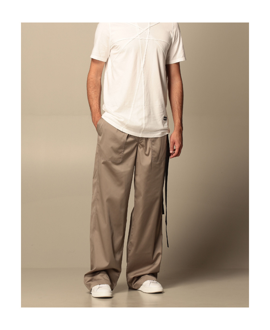 Rick Owens Drkshdw Wide-legged Casual Pants In Brown