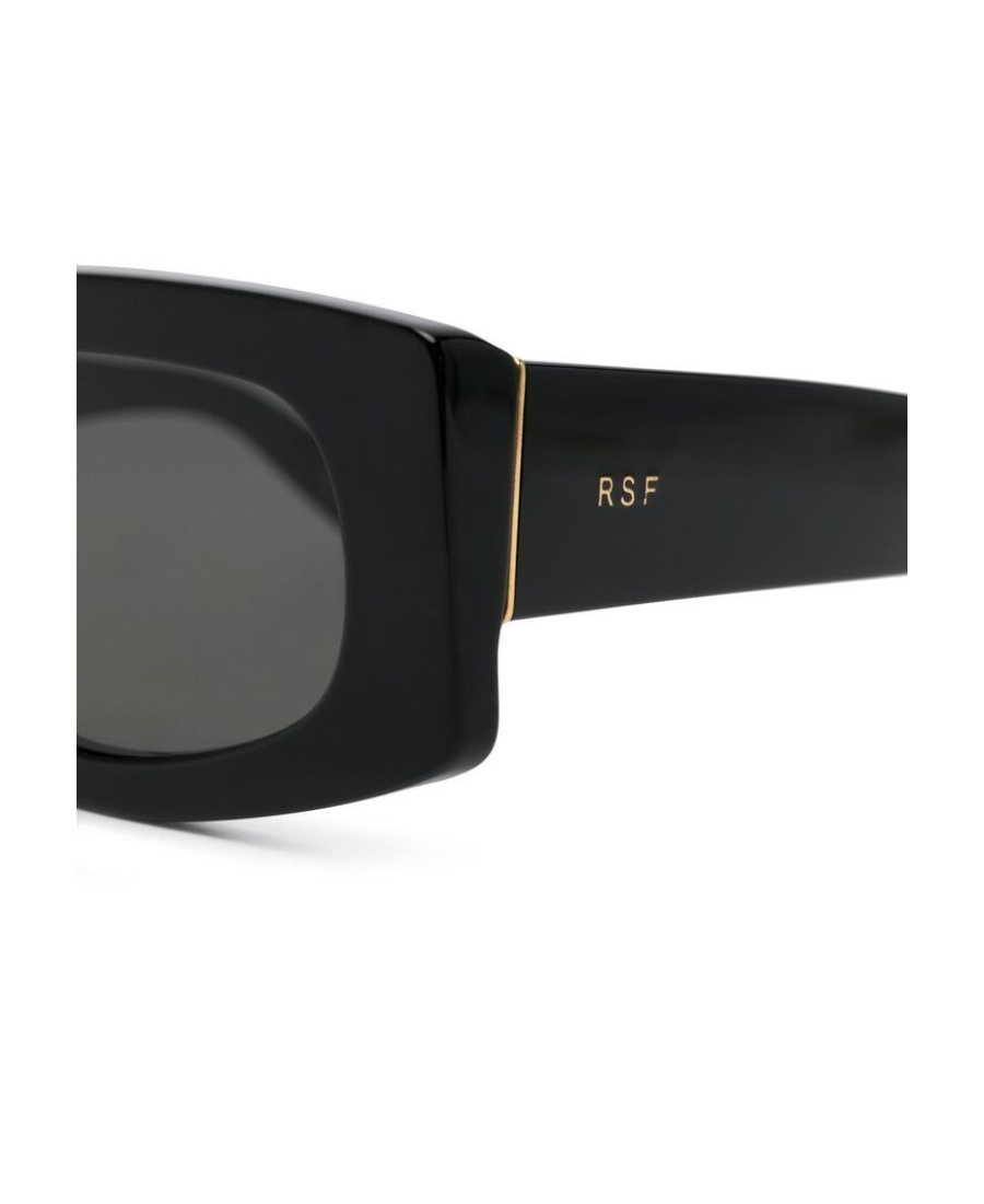 Retrosuperfuture Sculpted-design Sunglasses In Black