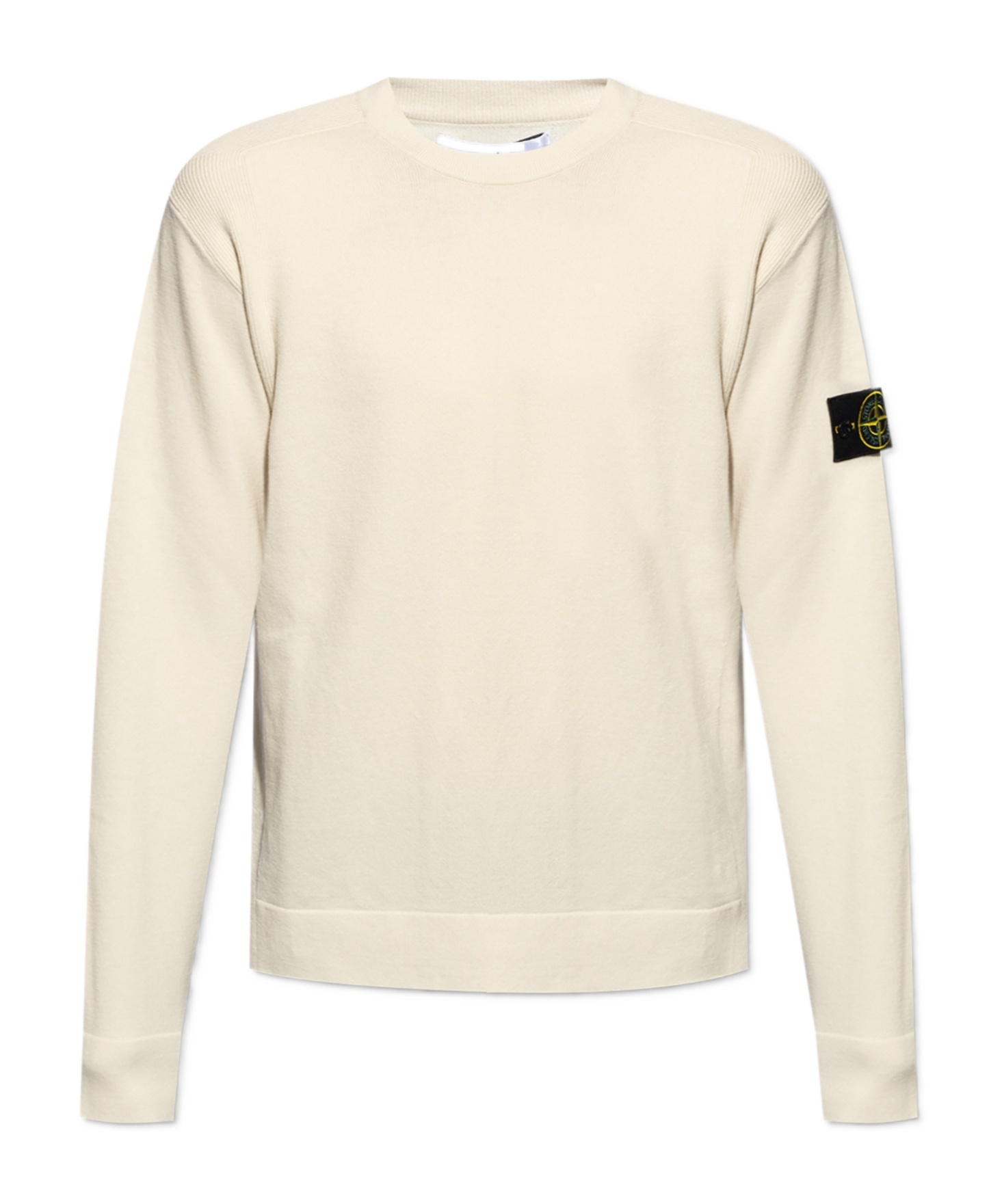 Stone Island 508a3 Maglia In Lana In White