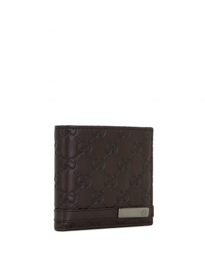 Gucci Double G-decorated Wallet In Black