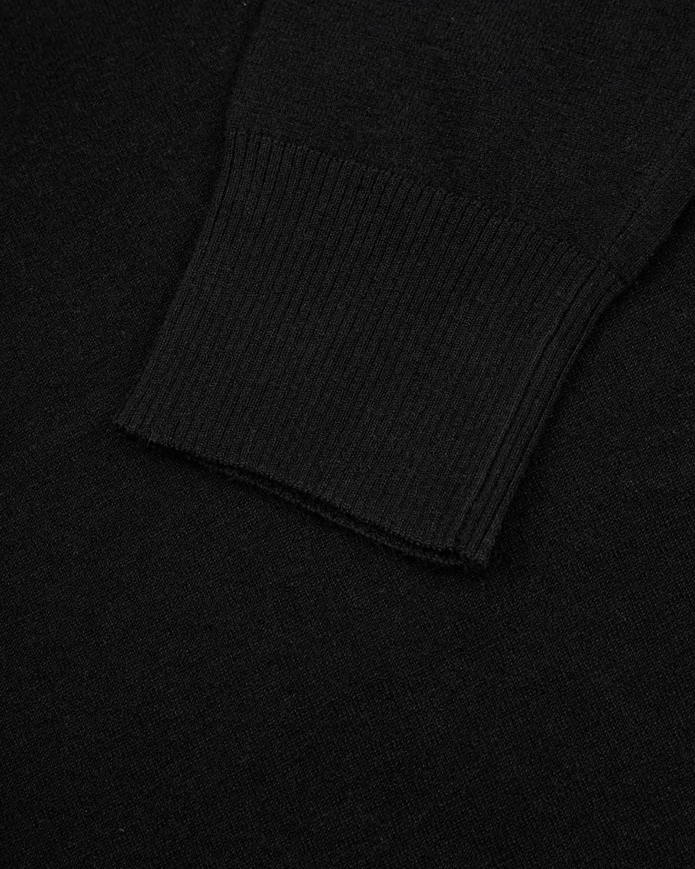 Weekend Max Mara Round-neck Long-sleeved Pullover In Black