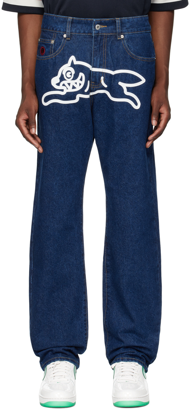 Shop Icecream Running Dog Jeans In Blue
