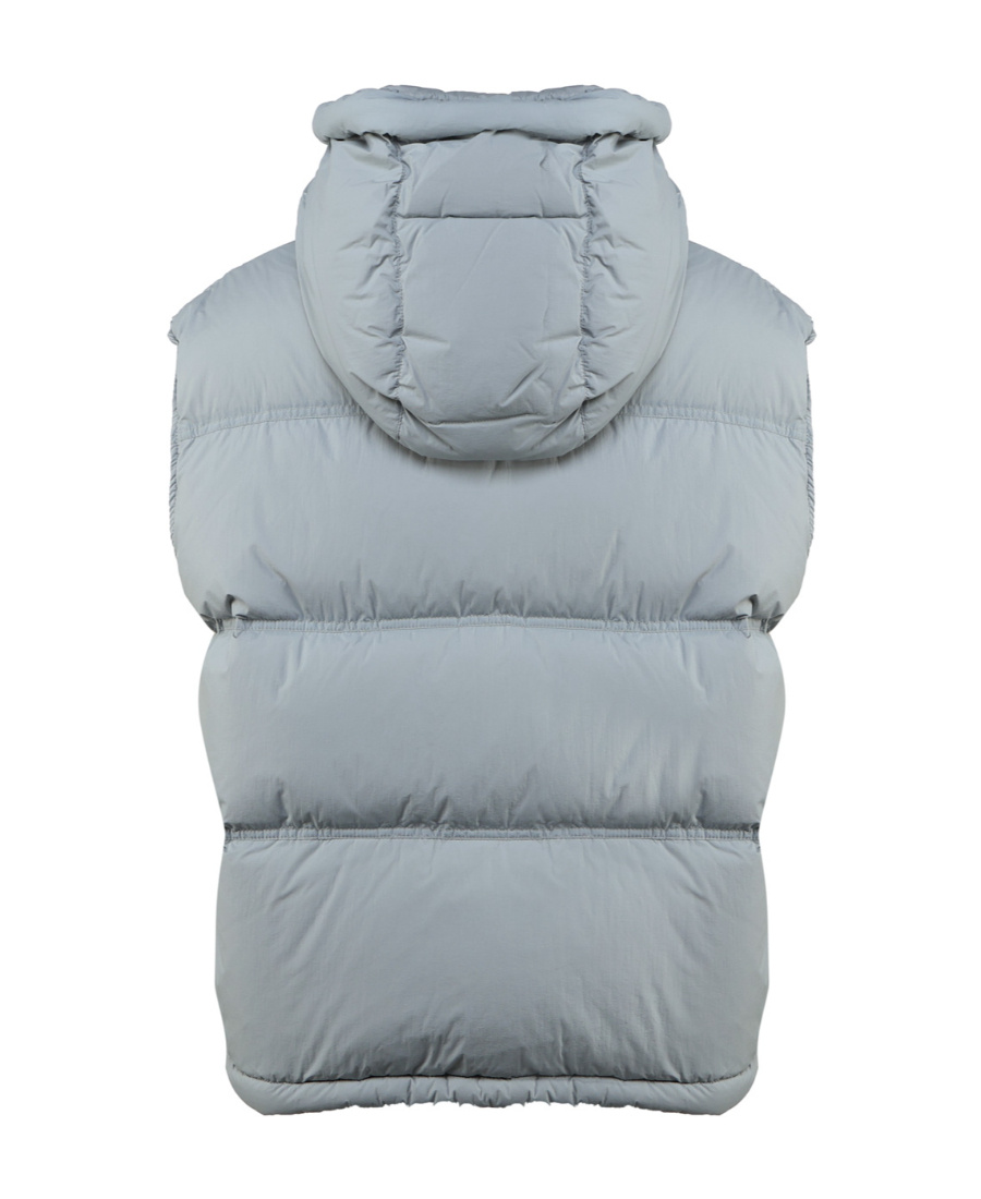 Ami Alexandre Mattiussi Ami Paris Padded Hooded Vest In Blue