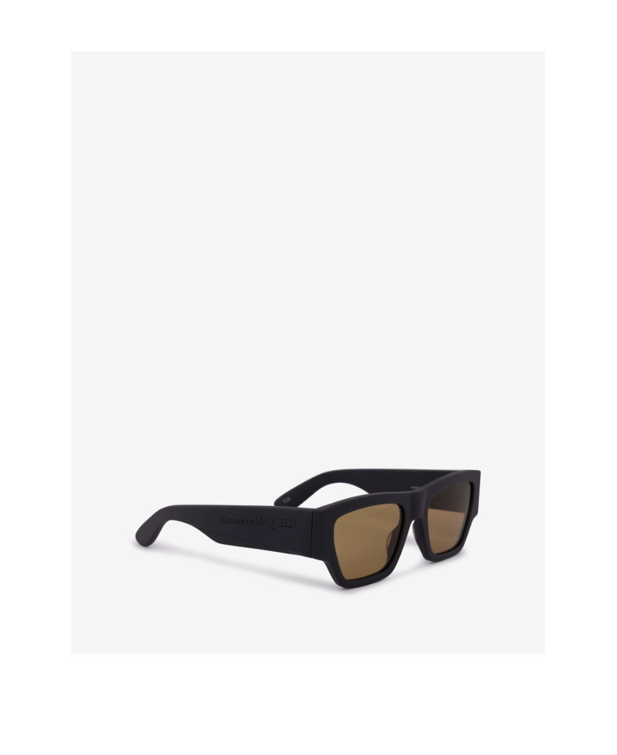 Alexander Mcqueen Eyewear Square-frame Sunglasses In Black
