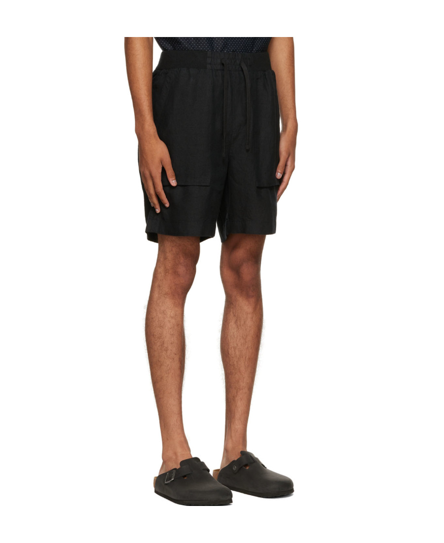 VINCE LOGO STRAIGHT SHORTS