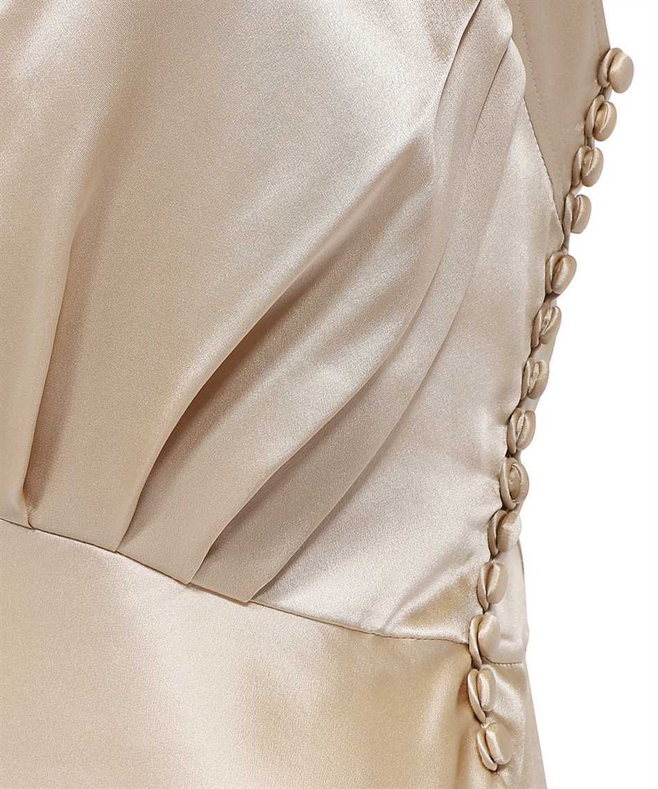 Khaite Logo Dress In Nude