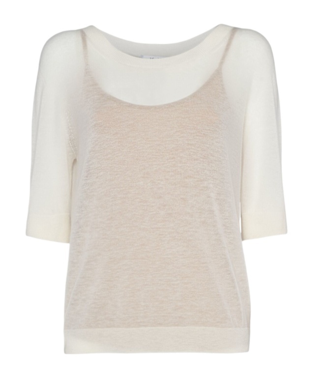 Max Mara Open-necked Black Shirt