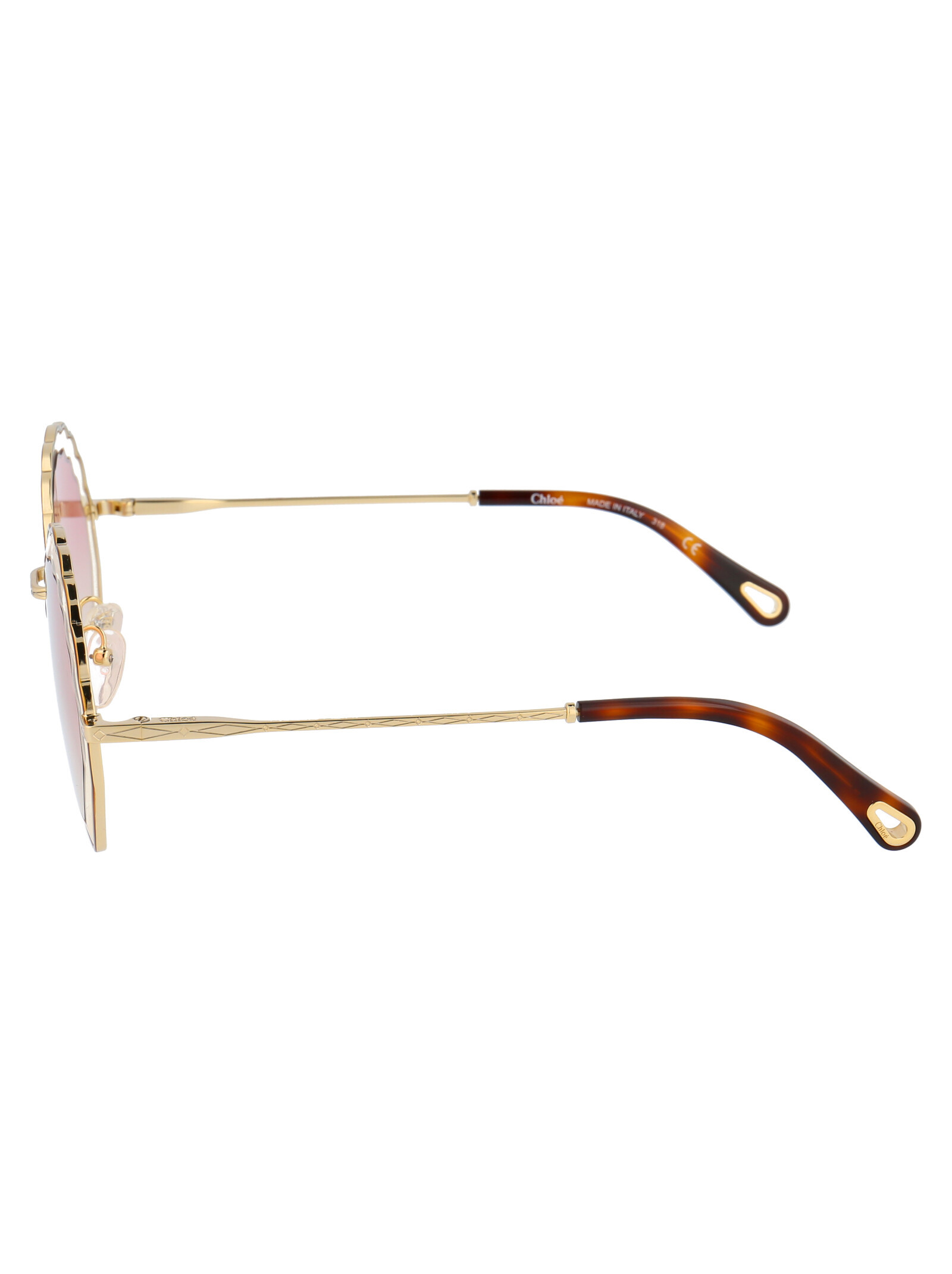 Chloé Tally Seashell-frame Sunglasses In Pink