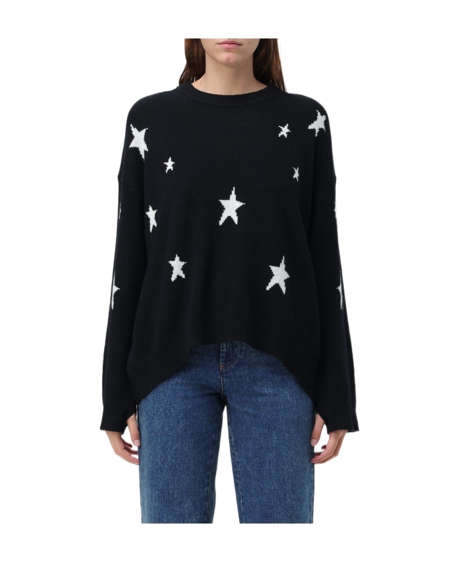 Zadig & Voltaire Long-sleeved Sweater In Black