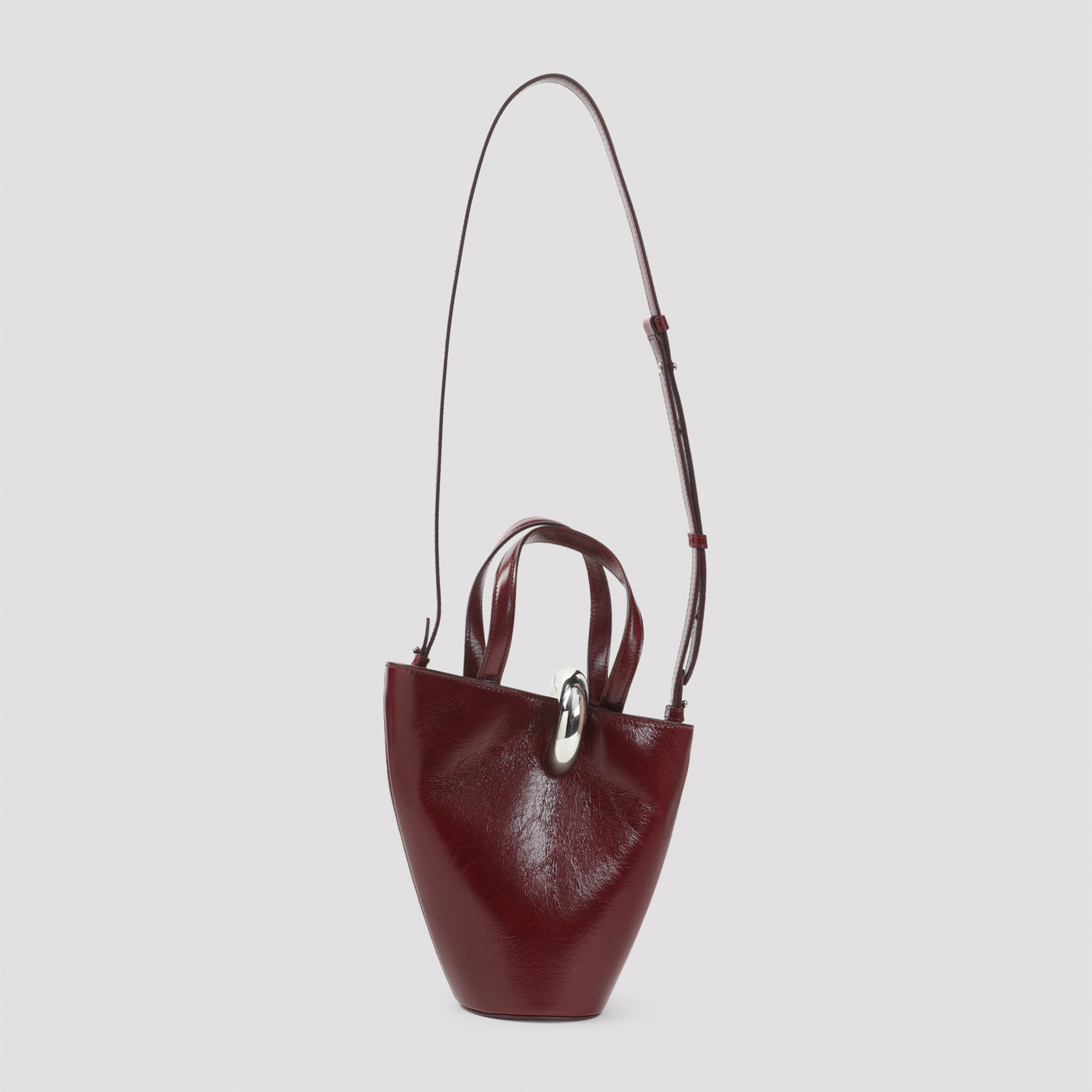 Jacquemus Asymmetric Mini Shoulder Bag In Red