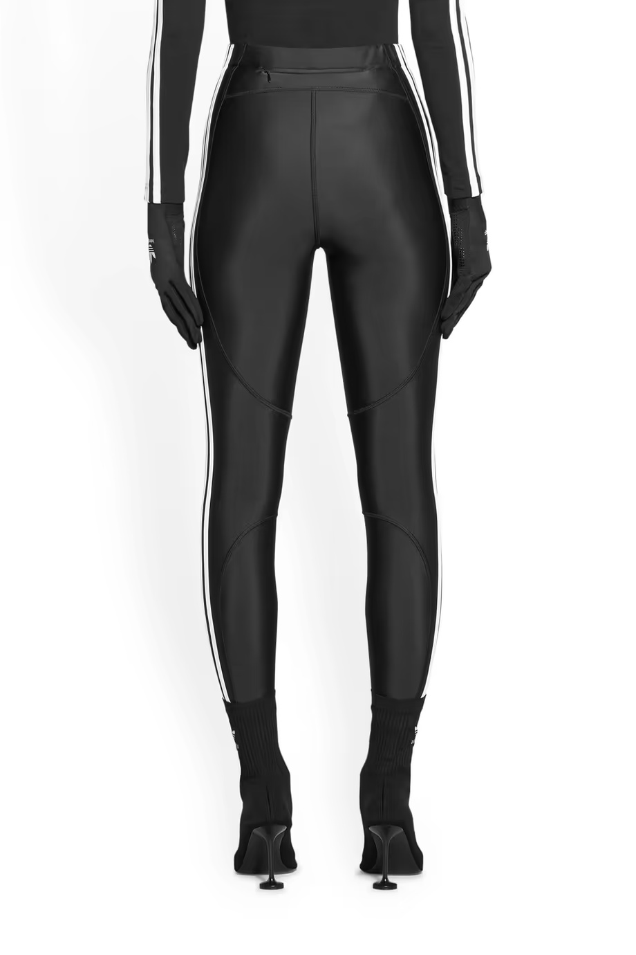 Balenciaga X Adidas Athletic Leggings In Black
