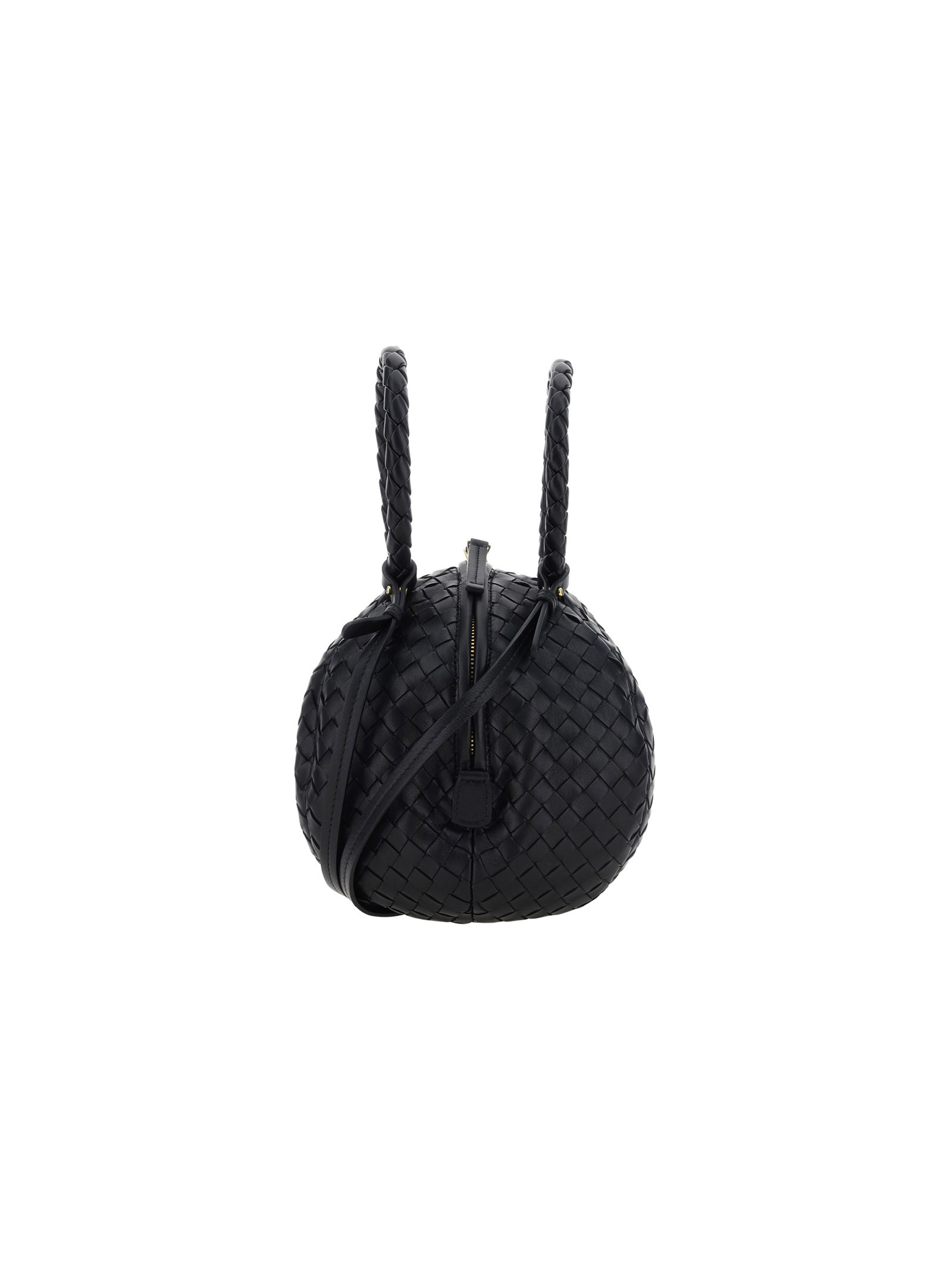 Bottega Veneta Mava Shoulder Bag In Black