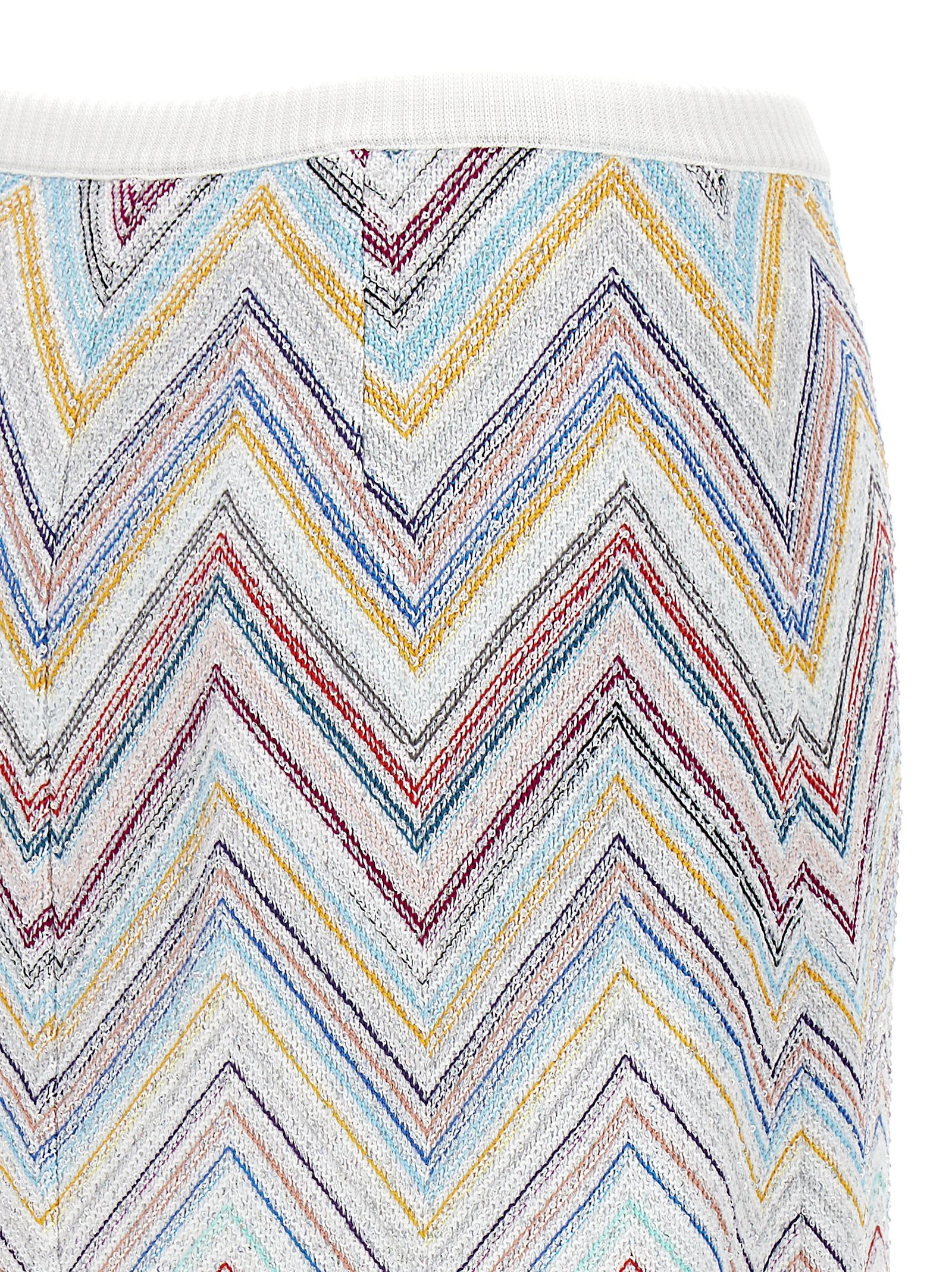 Missoni Zigzag-woven Pencil Skirt In White
