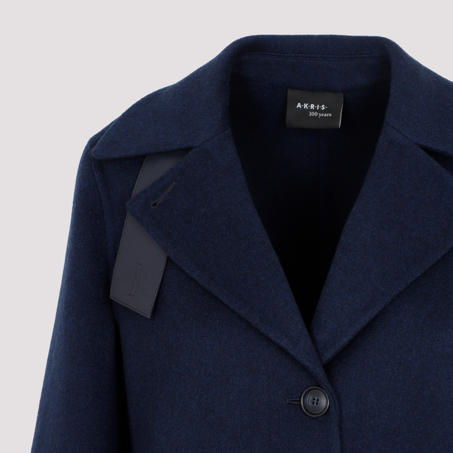 Akris Faby Cashmere Coat In Black
