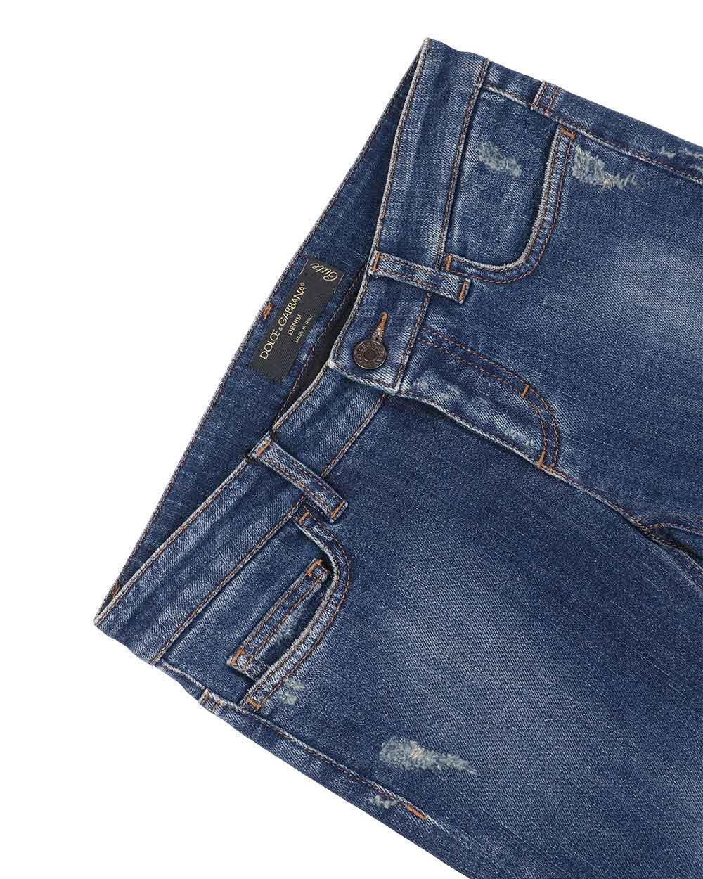 Dolce & Gabbana Multi-pocket Jeans In Blue