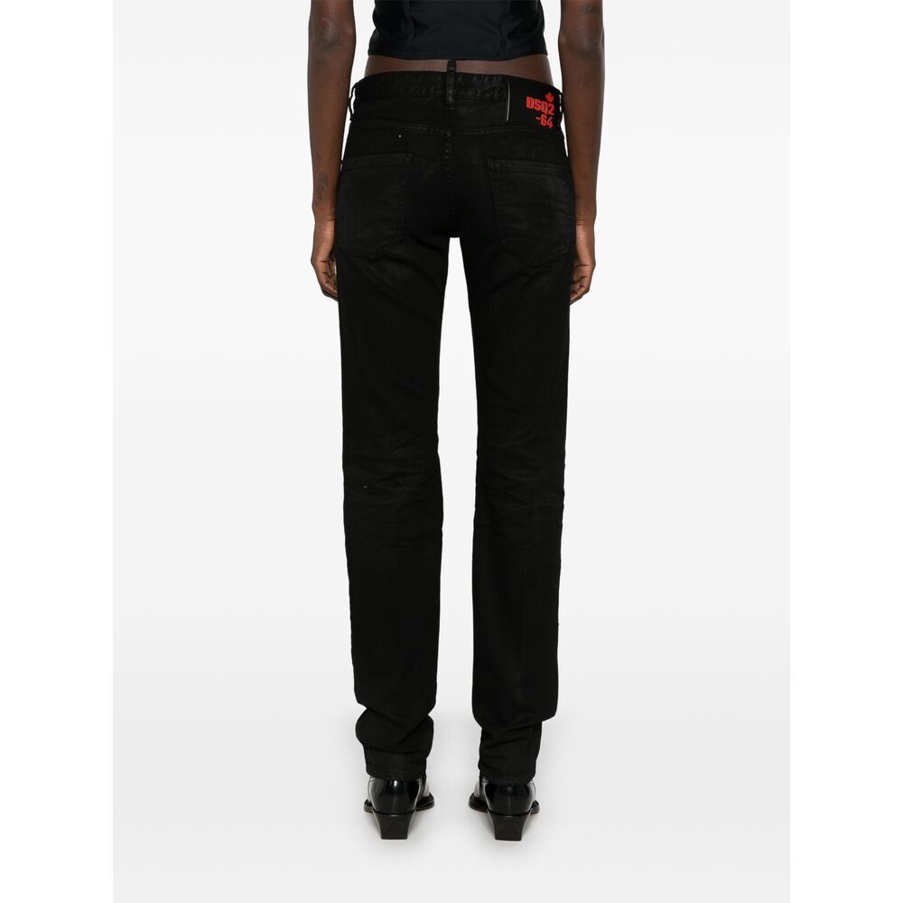 Dsquared2 Denim Skinny Jeans In Black