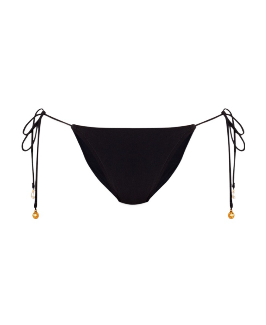 Tory Burch Tie-side Bikini Briefs In Black