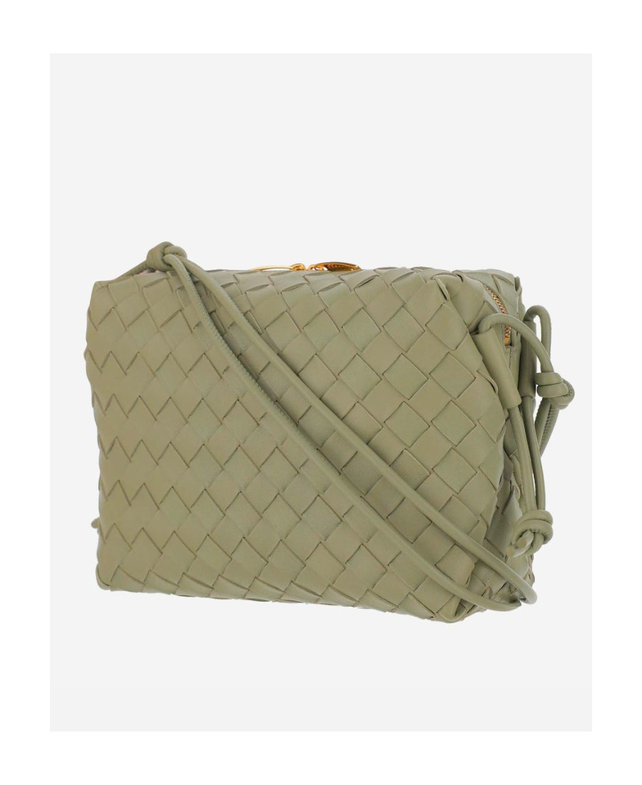 Bottega Veneta Small Loop Camera Shoulder Bag In Nude