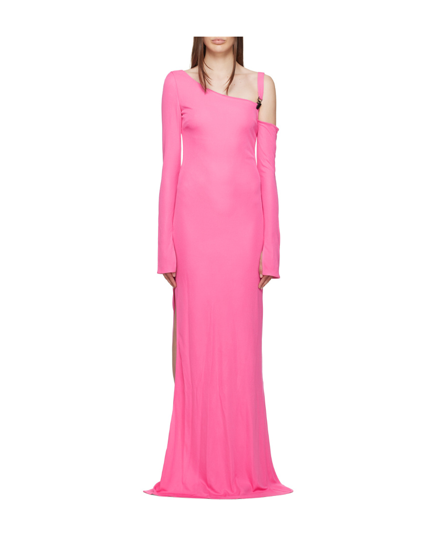 Tom Ford Pink Asymmetric Maxi Dress In Pink