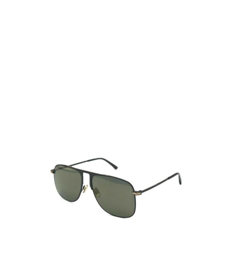 Jimmy Choo Logo Sunglasses In Gray