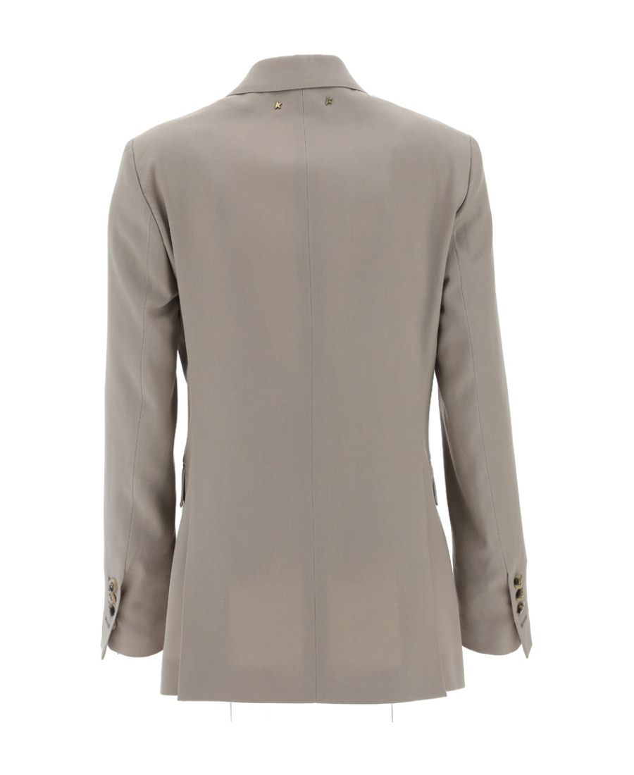 Golden Goose Diva Double-breasted Blazer In Gray