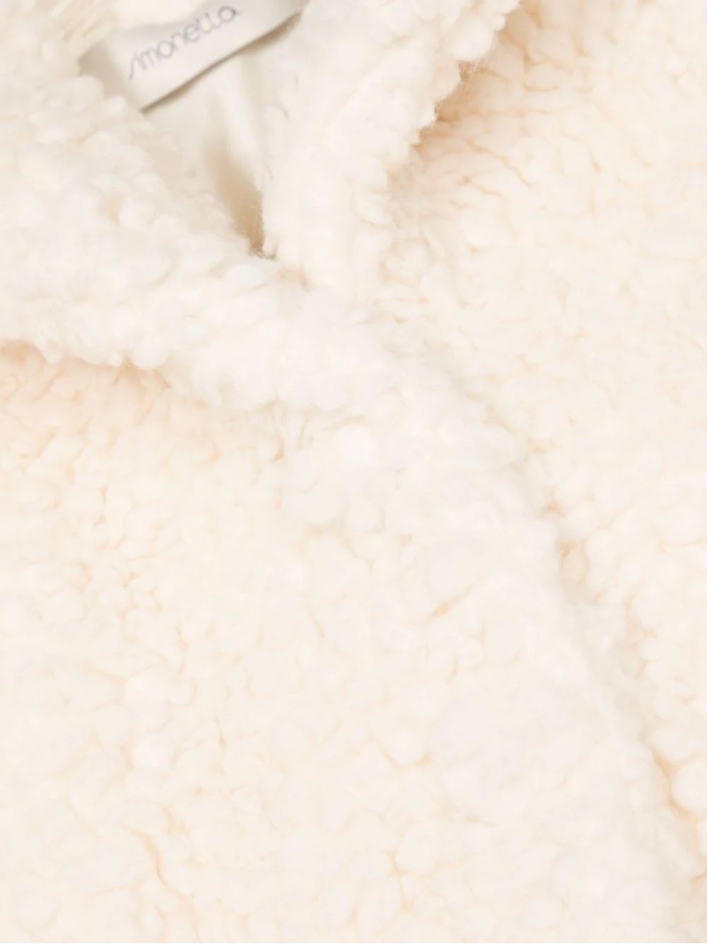 Simonetta Single-breasted Faux-fur Coat In White