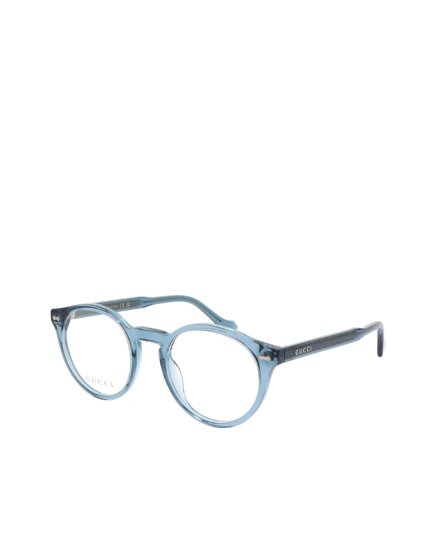 Gucci Round Frame Optical Glasses In Blue